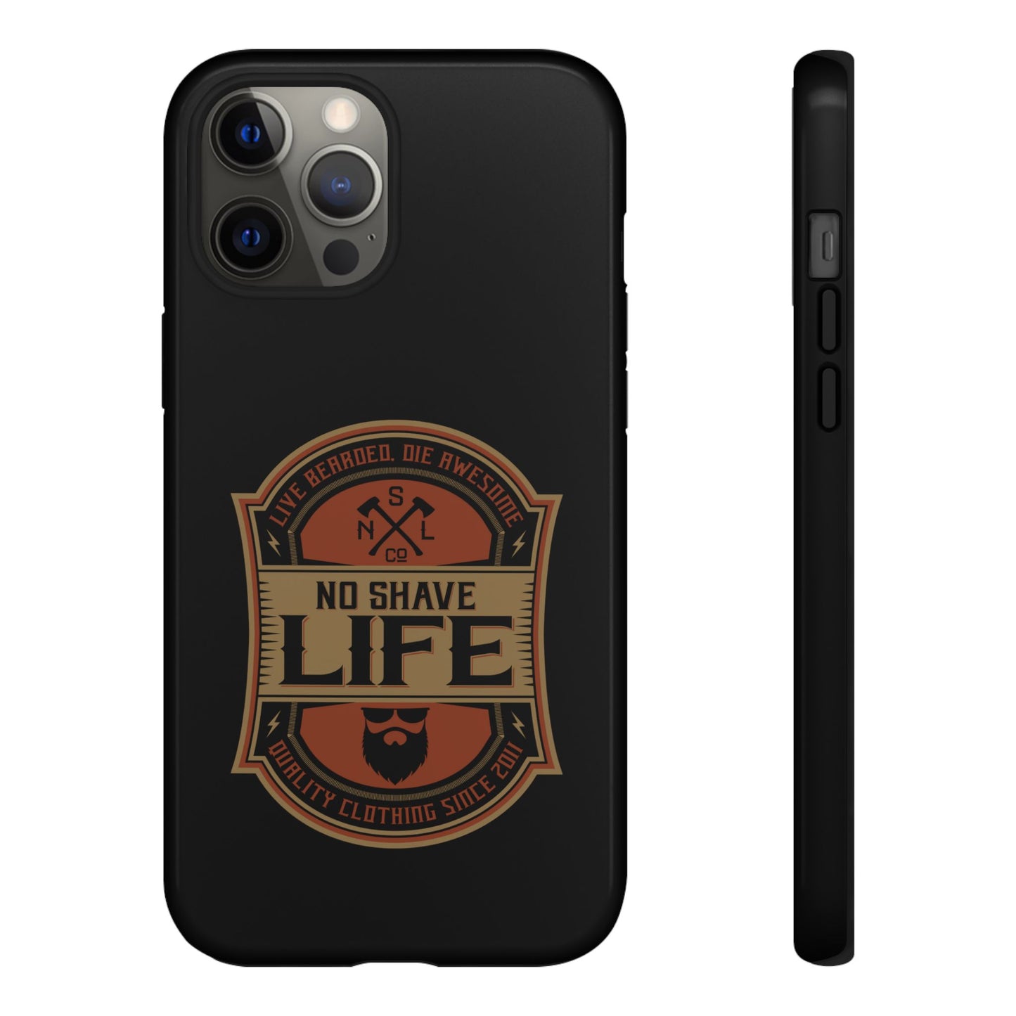 Live Bearded Hard Phone Case
