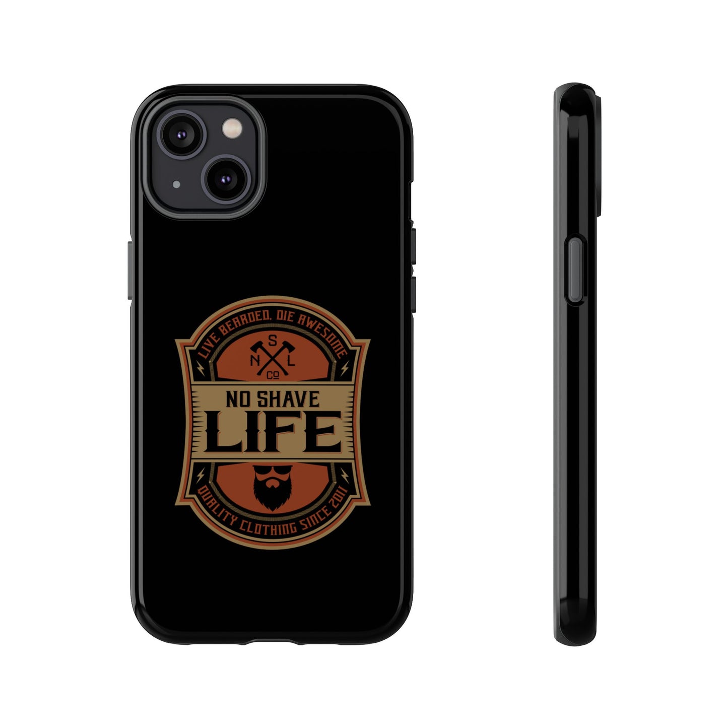 Live Bearded Hard Phone Case