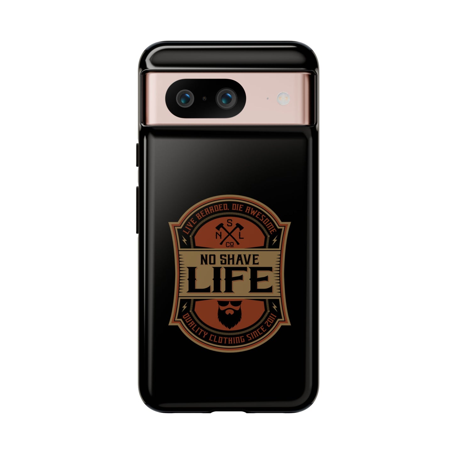Live Bearded Hard Phone Case
