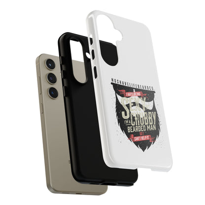 Chubby Bearded & Sexy Man Hard Phone Case