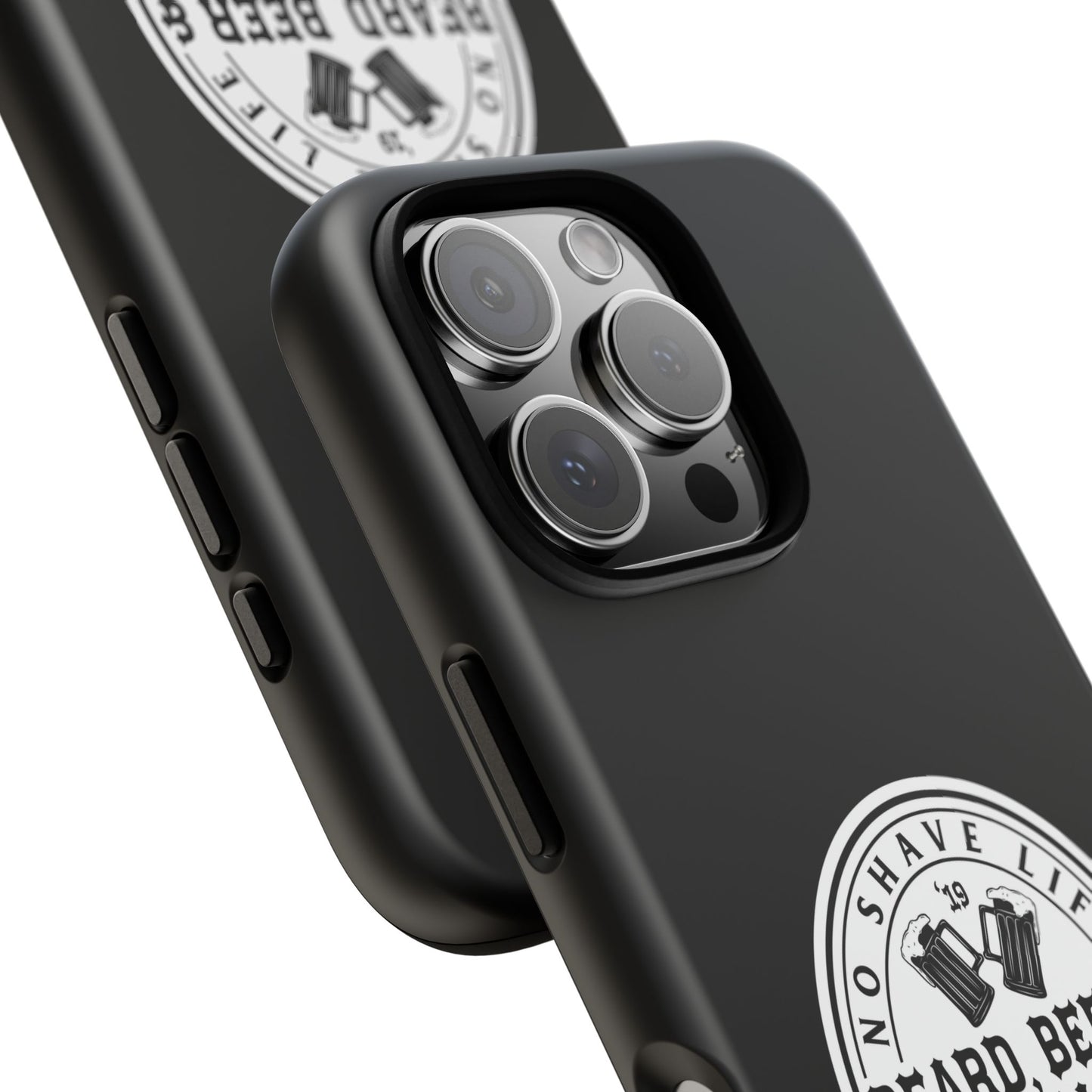 Beard, Beer & Bad Decisions Hard Phone Case