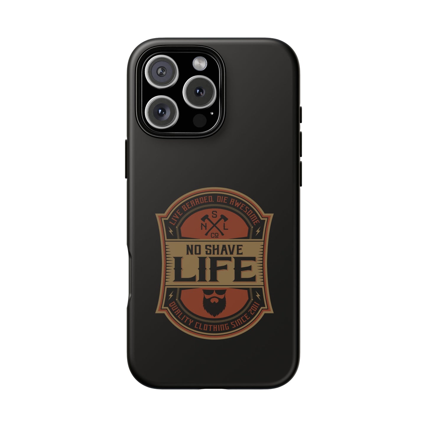 Live Bearded Hard Phone Case