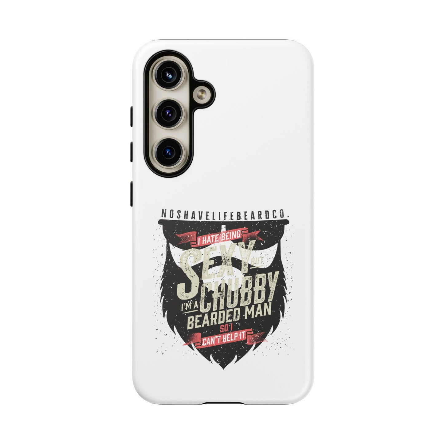 Chubby Bearded & Sexy Man Hard Phone Case