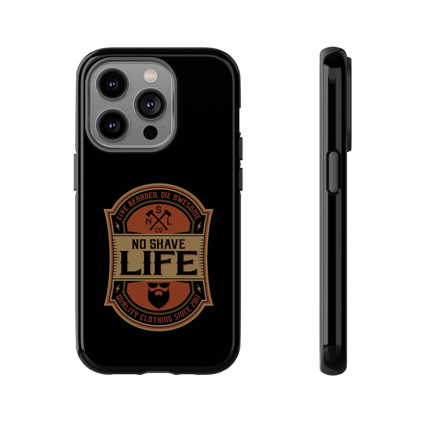 Live Bearded Hard Phone Case