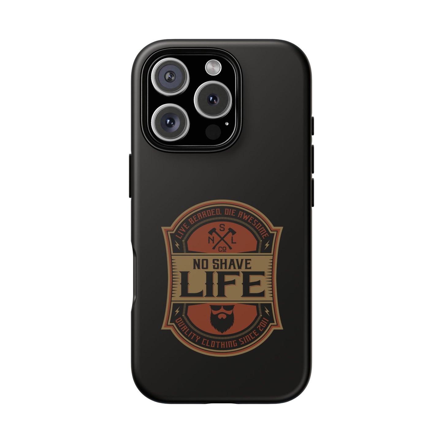 Live Bearded Hard Phone Case