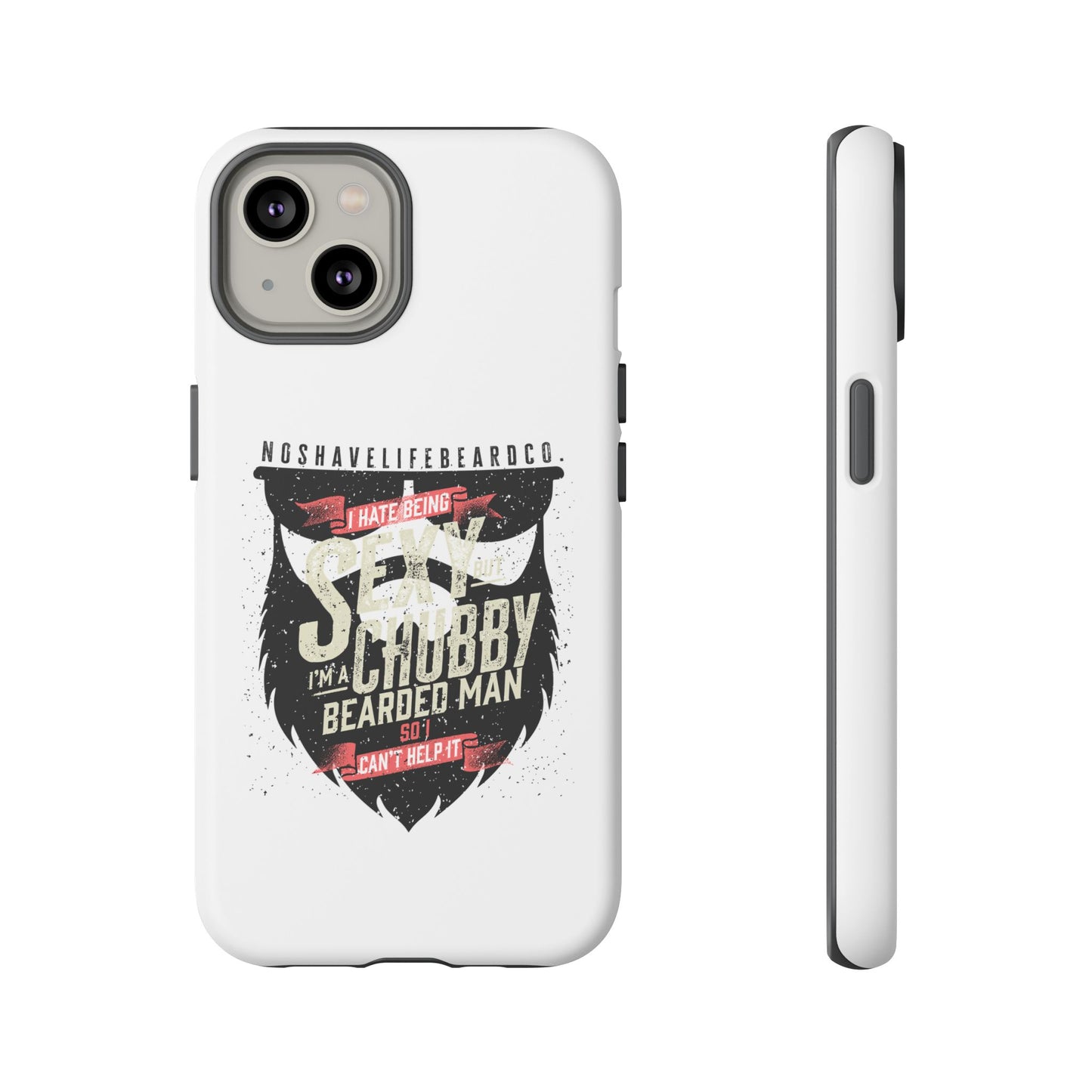 Chubby Bearded & Sexy Man Hard Phone Case