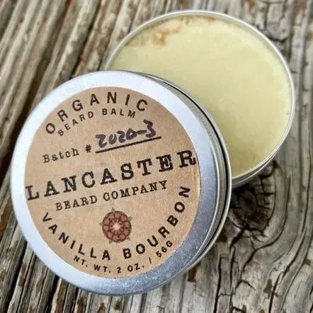 Lancaster Beard Company's Vanilla Bourbon Organic Beard Balm