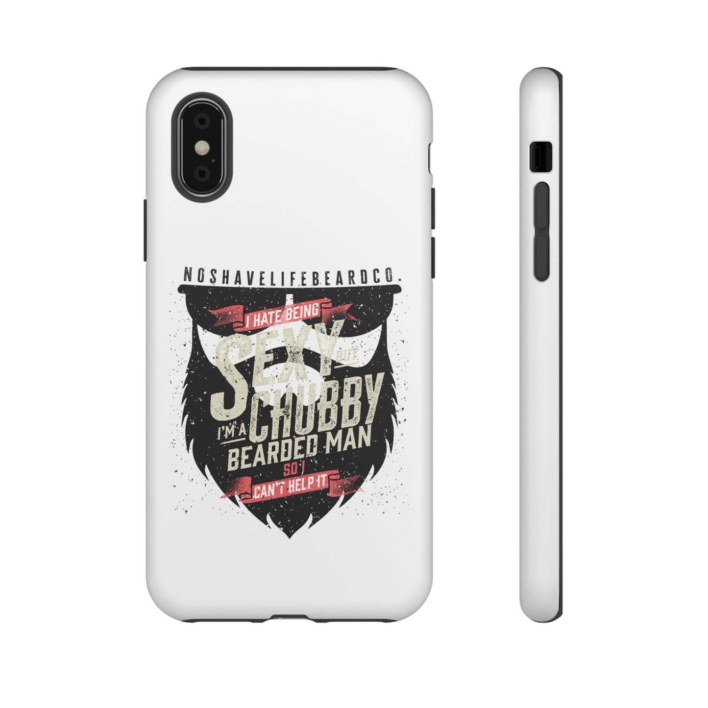 Chubby Bearded & Sexy Man Hard Phone Case