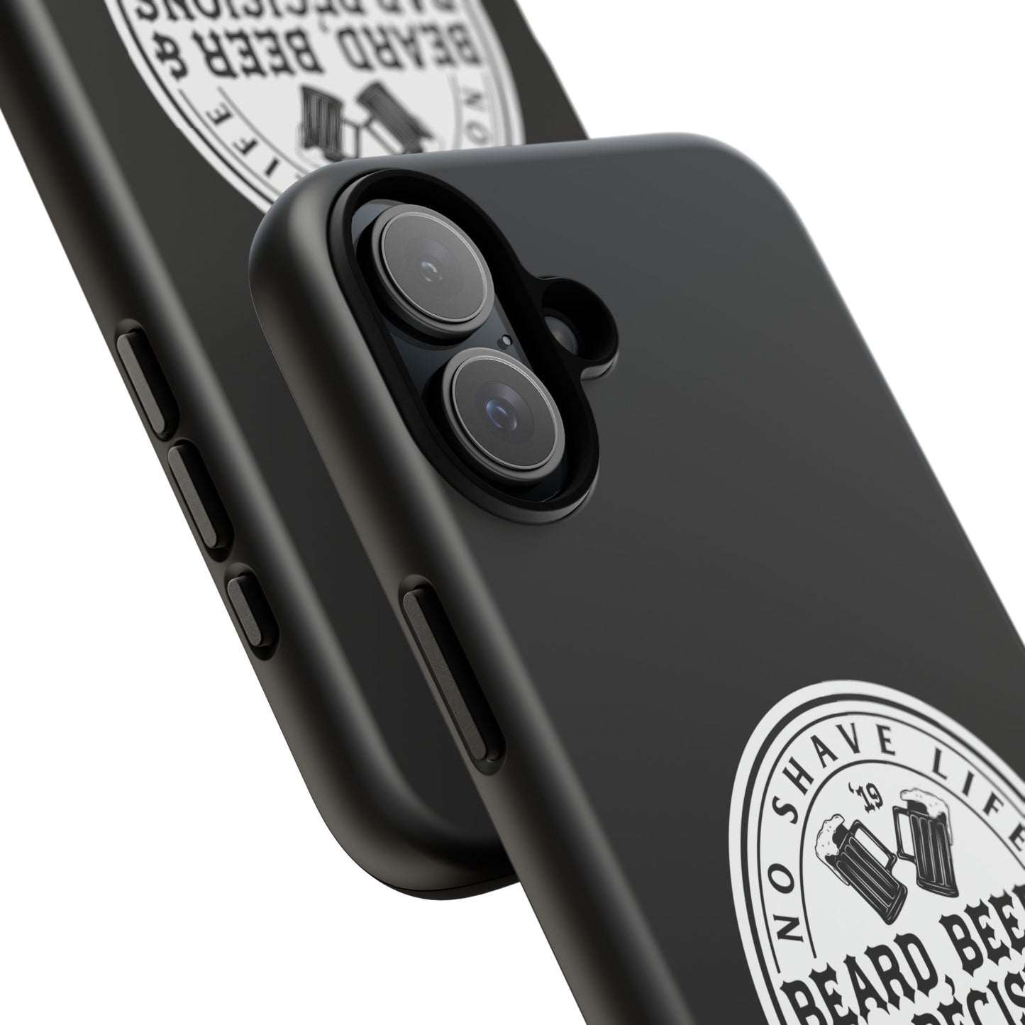 Beard, Beer & Bad Decisions Hard Phone Case