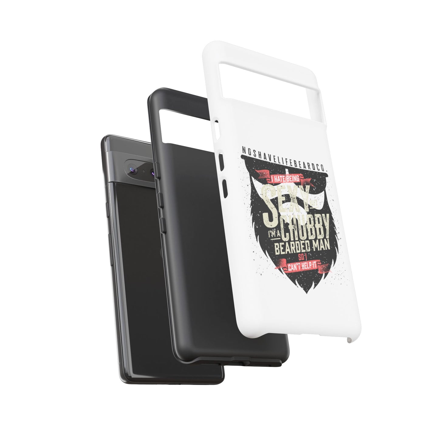 Chubby Bearded & Sexy Man Hard Phone Case