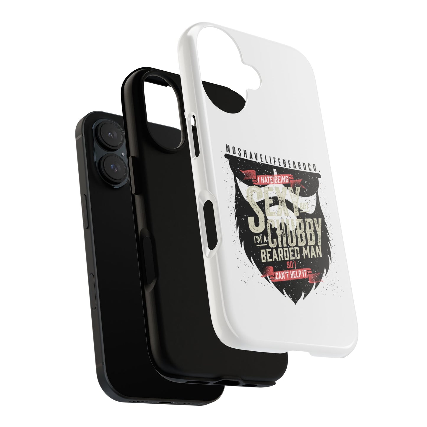 Chubby Bearded & Sexy Man Hard Phone Case