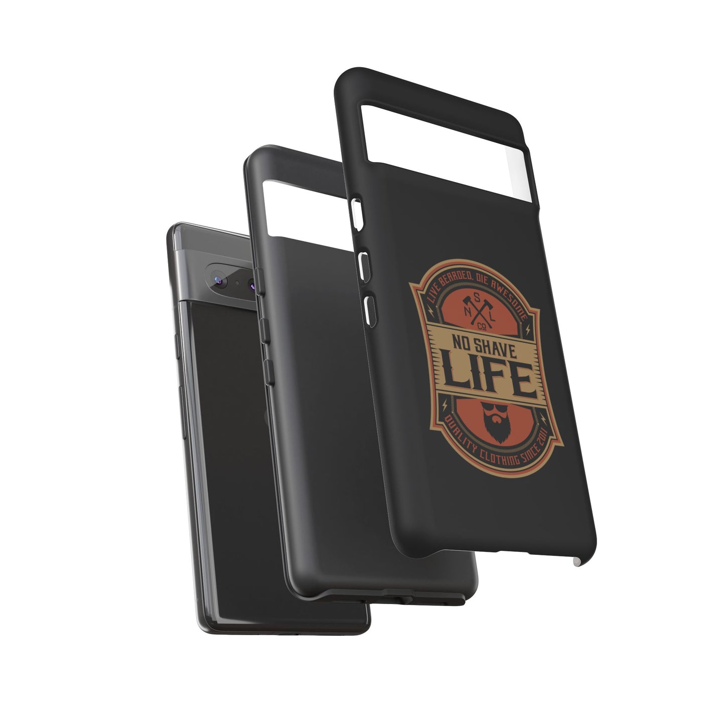 Live Bearded Hard Phone Case