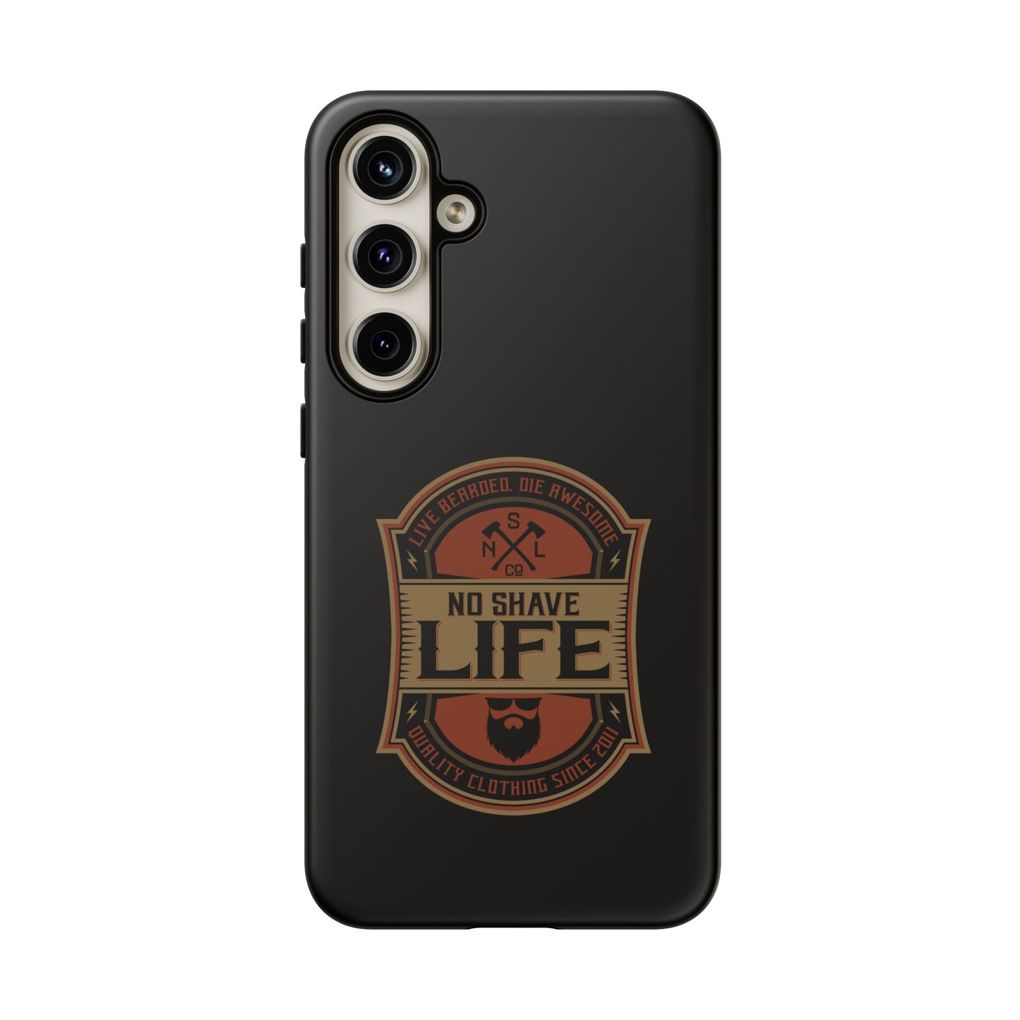 Live Bearded Hard Phone Case