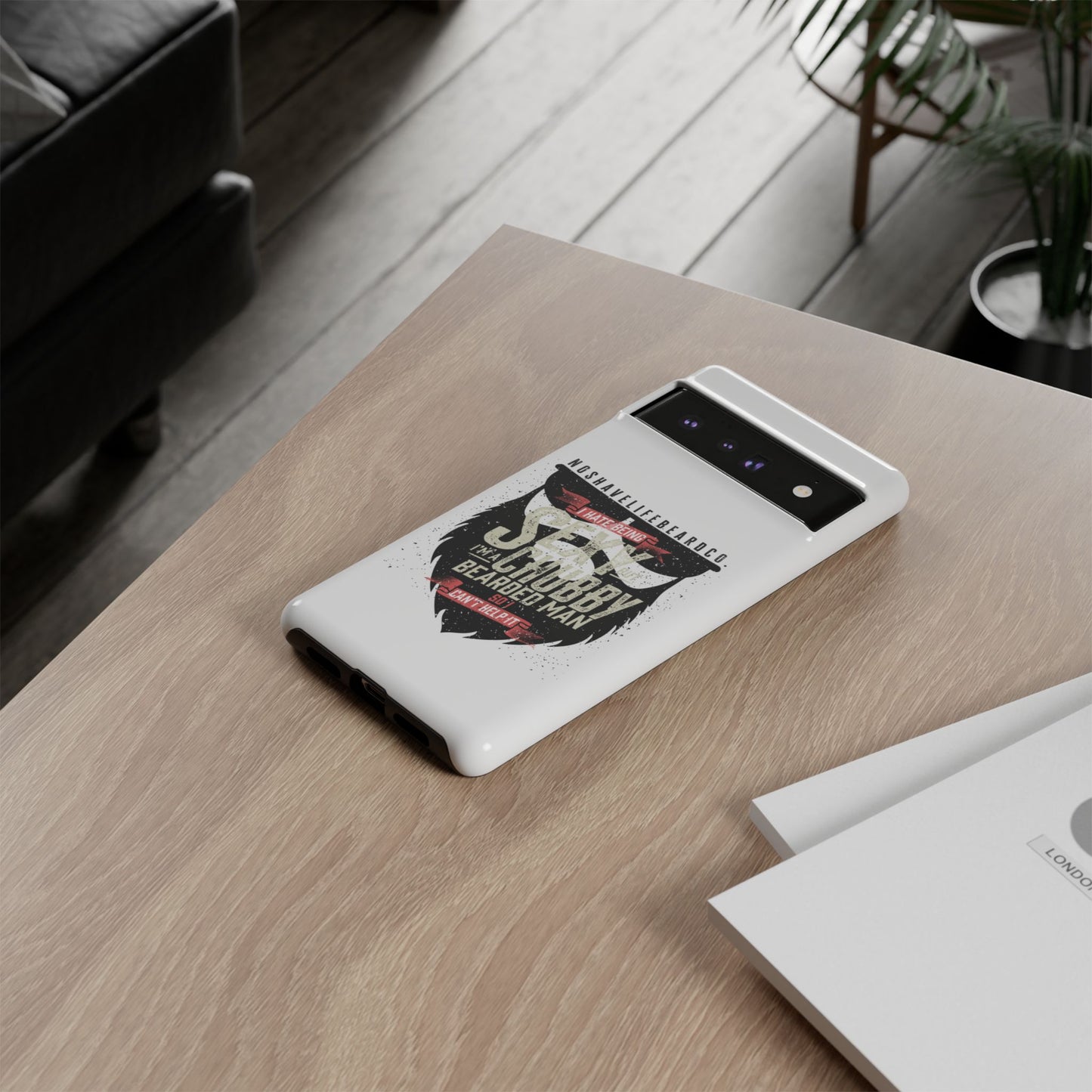 Chubby Bearded & Sexy Man Hard Phone Case