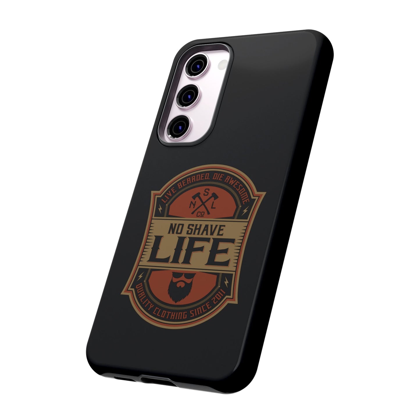 Live Bearded Hard Phone Case