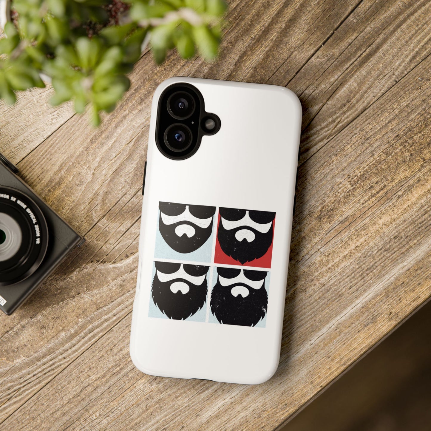 Let it Beard Hard Phone Case