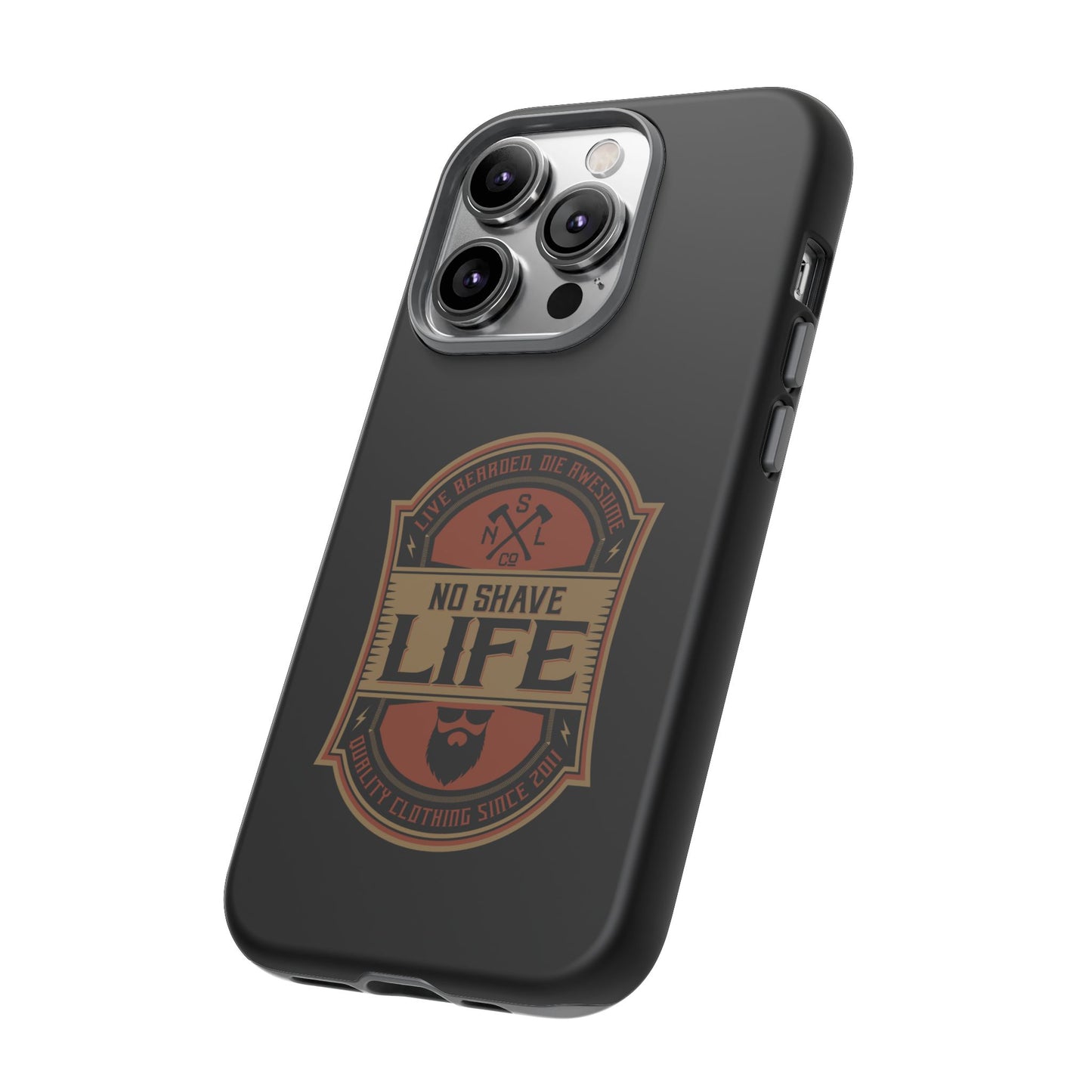 Live Bearded Hard Phone Case