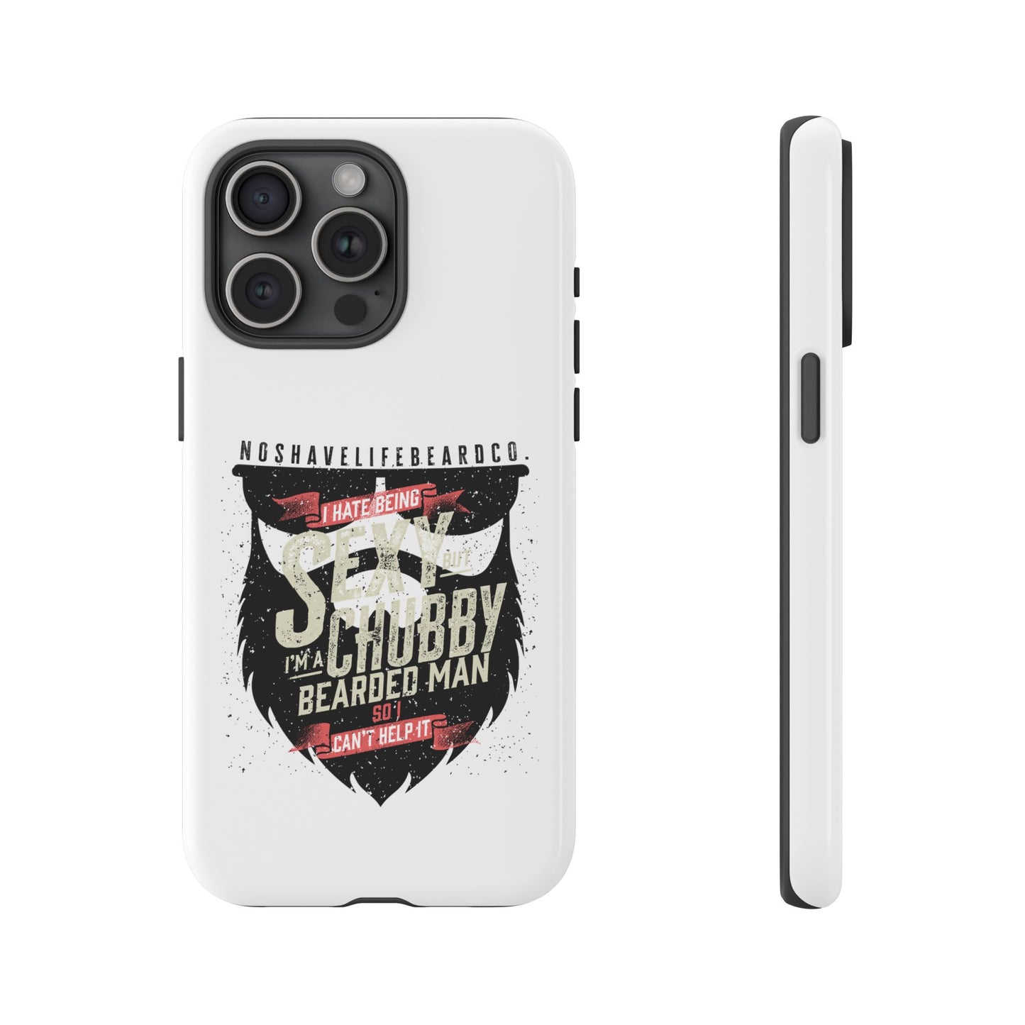 Chubby Bearded & Sexy Man Hard Phone Case