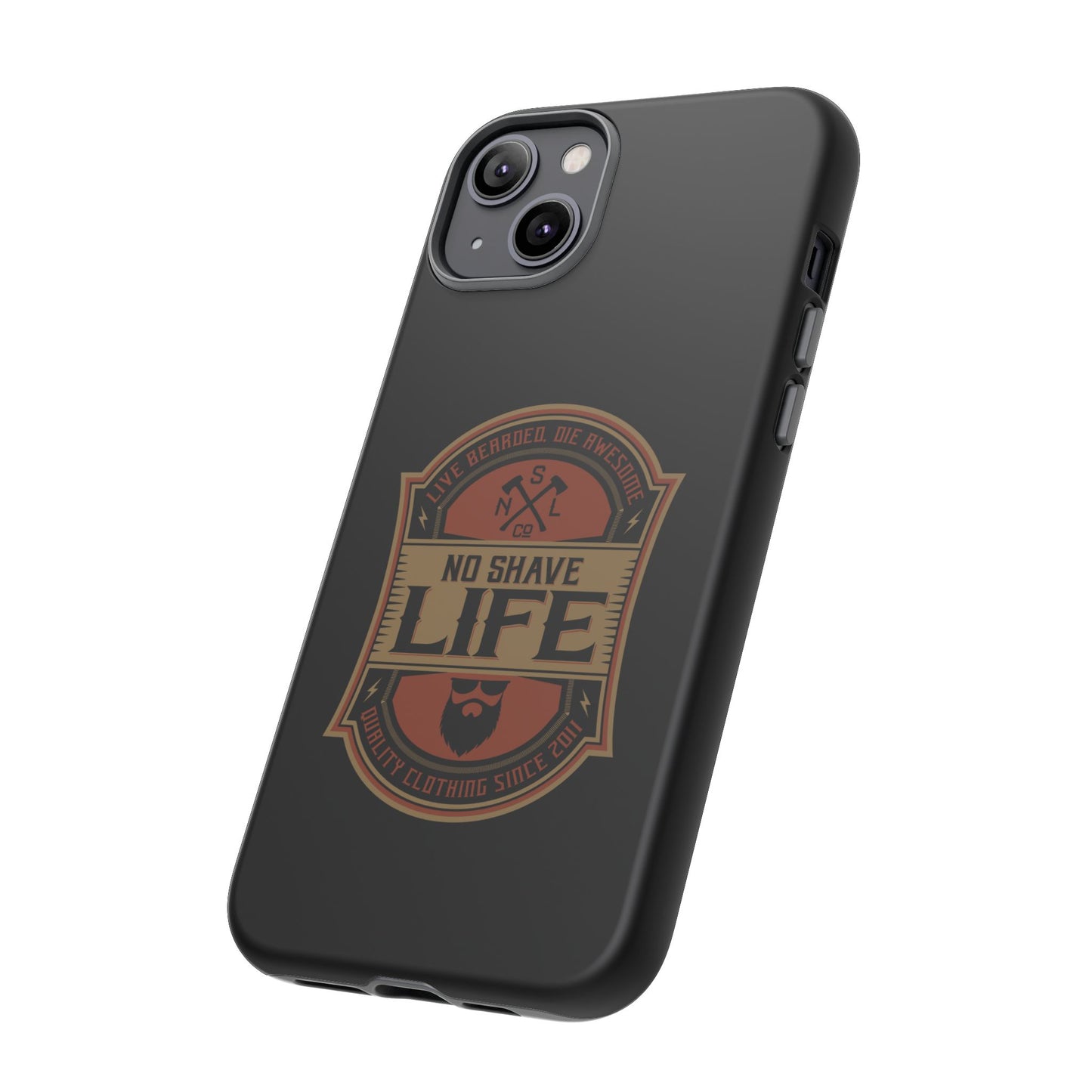 Live Bearded Hard Phone Case