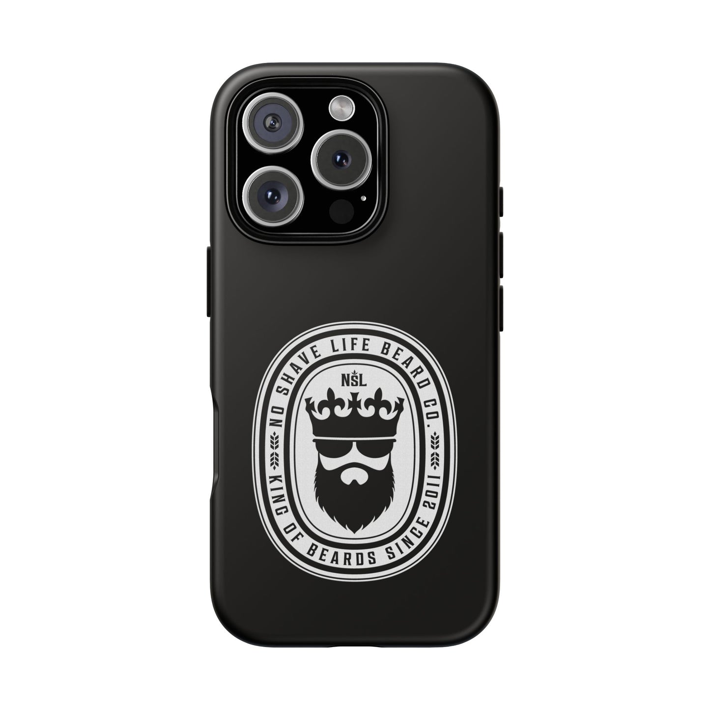 King of Beards Hard Phone Case