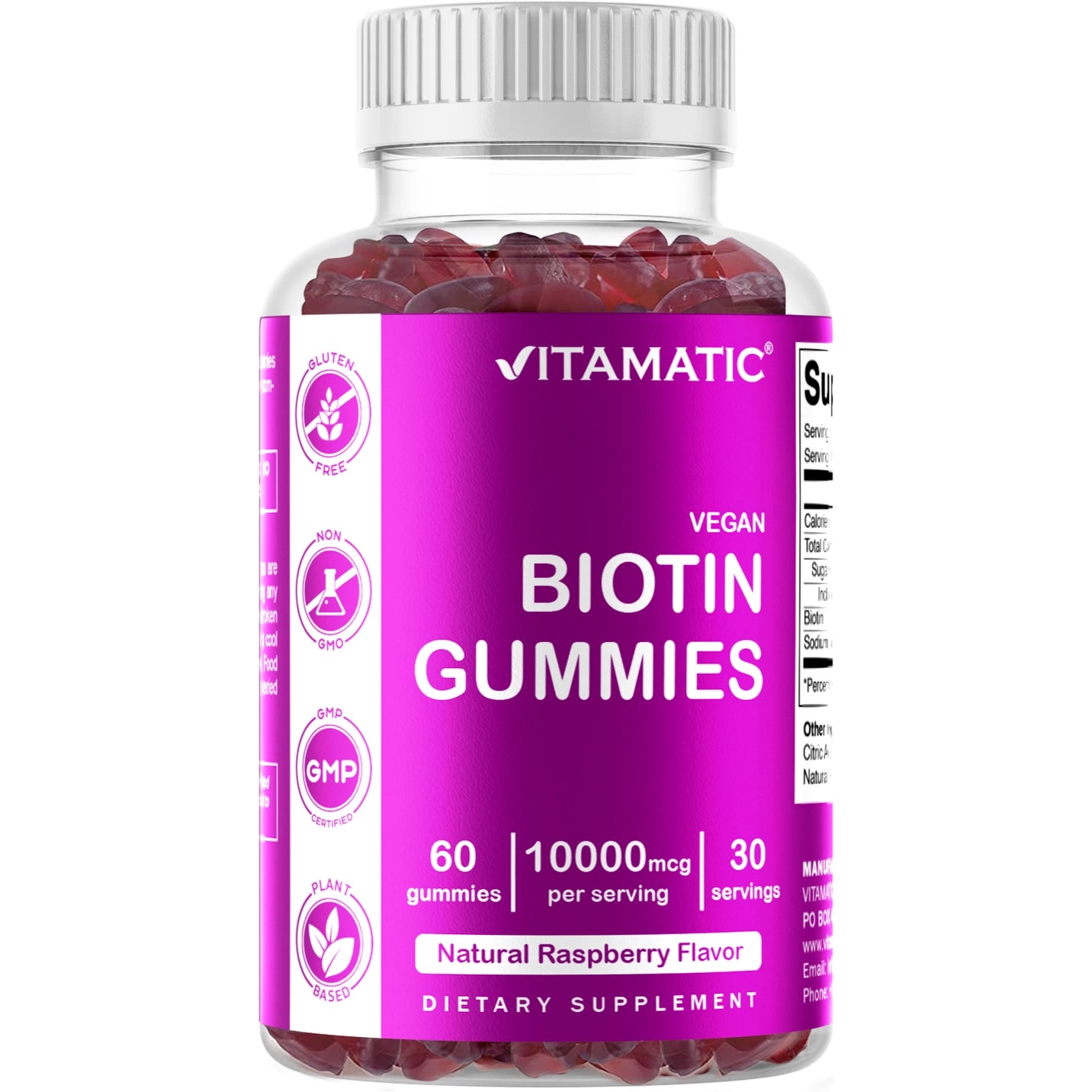 Beard Growing Biotin Gummies