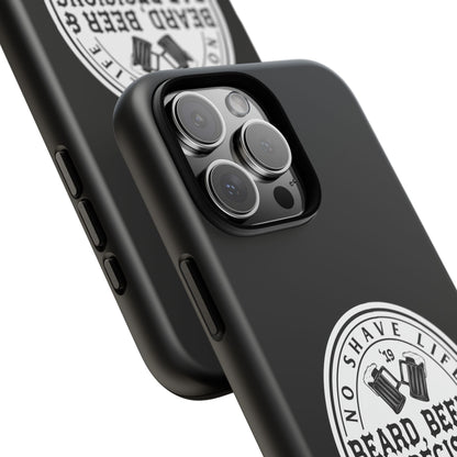 Beard, Beer & Bad Decisions Hard Phone Case