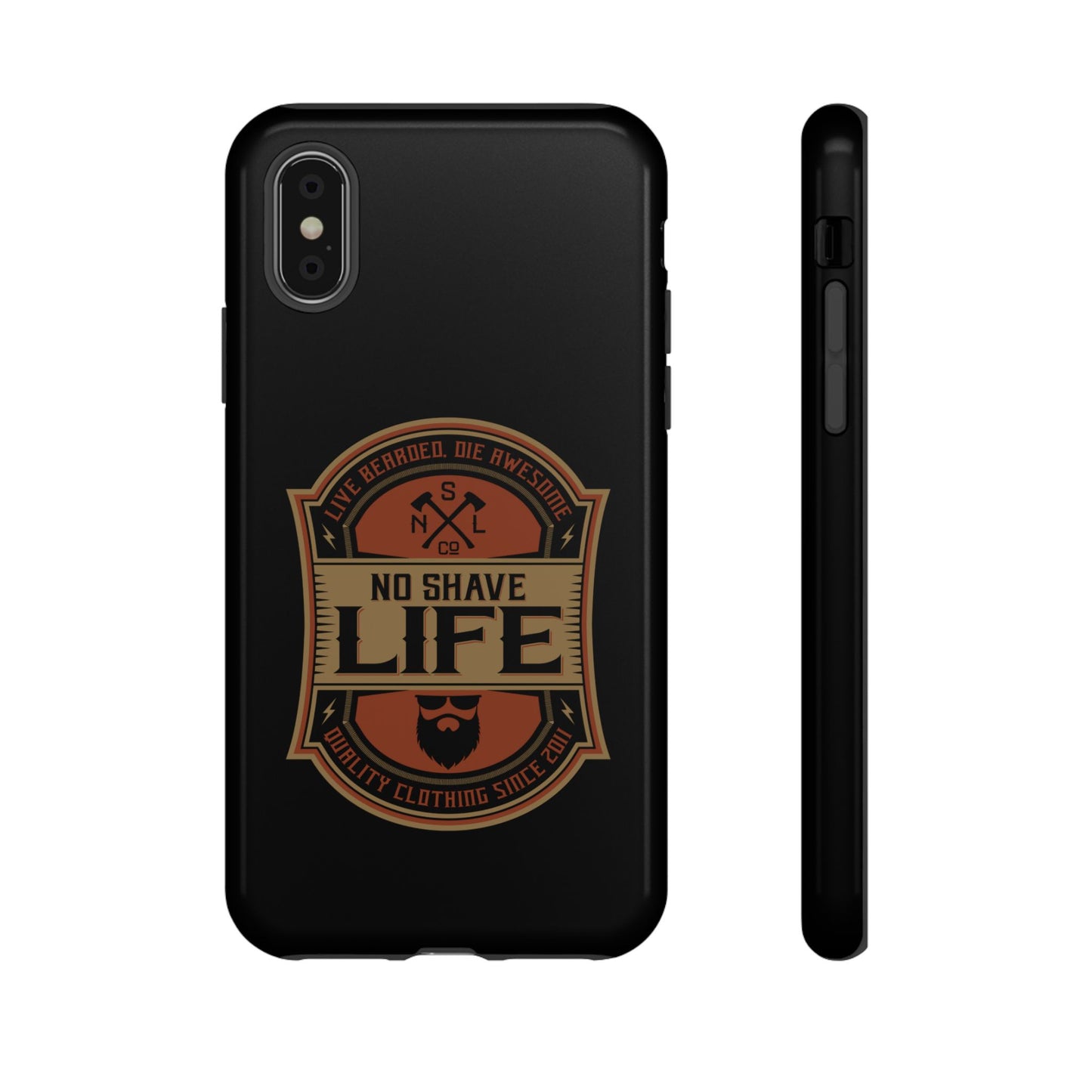 Live Bearded Hard Phone Case