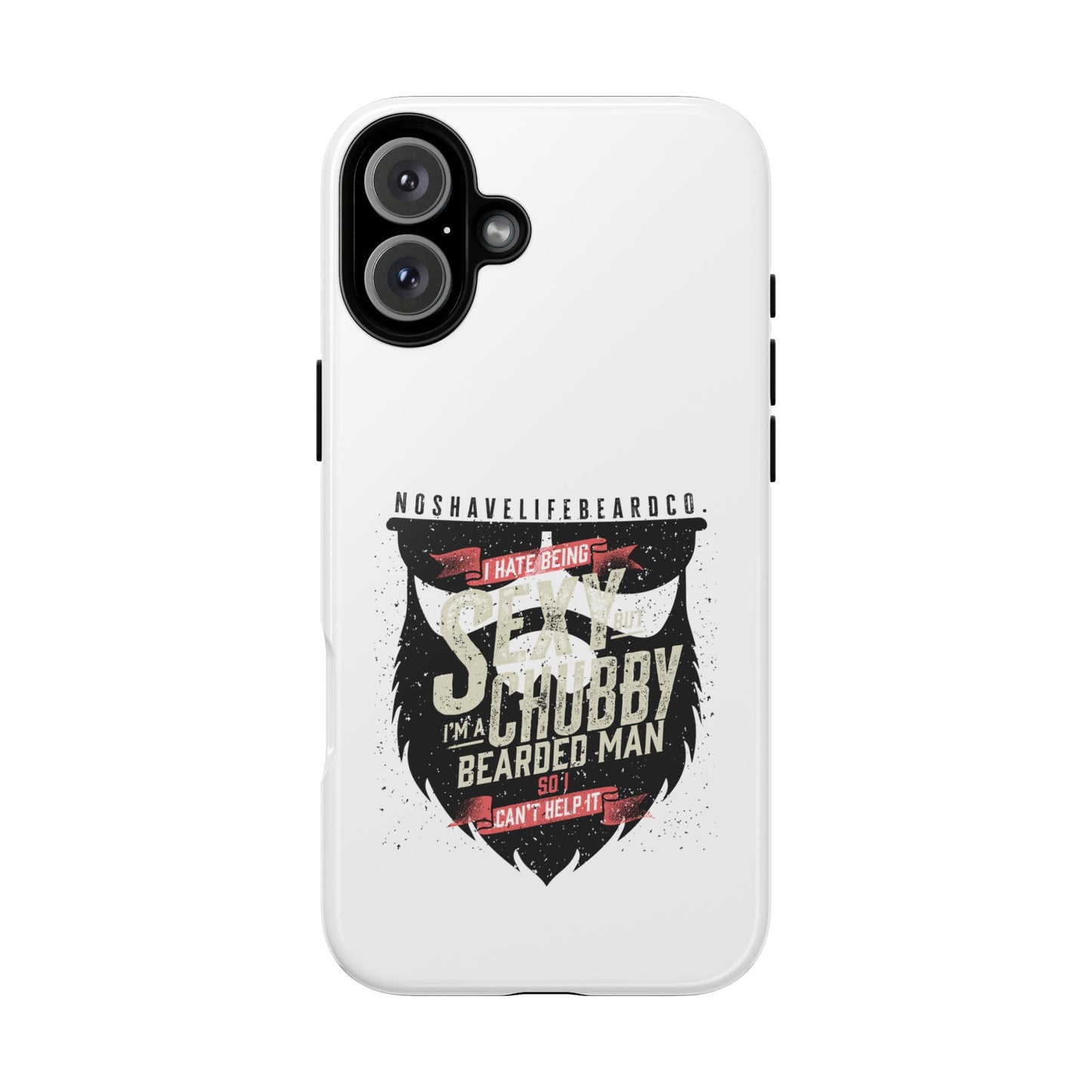 Chubby Bearded & Sexy Man Hard Phone Case