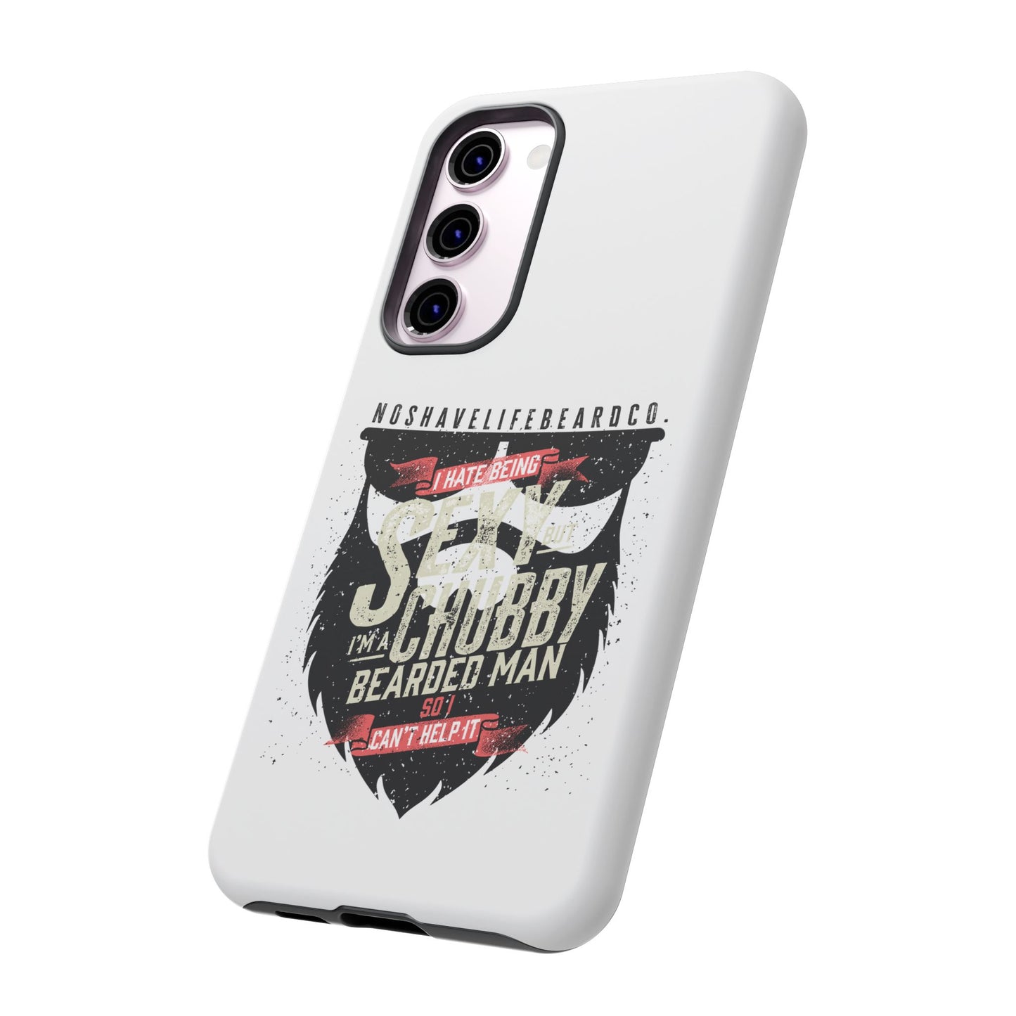 Chubby Bearded & Sexy Man Hard Phone Case