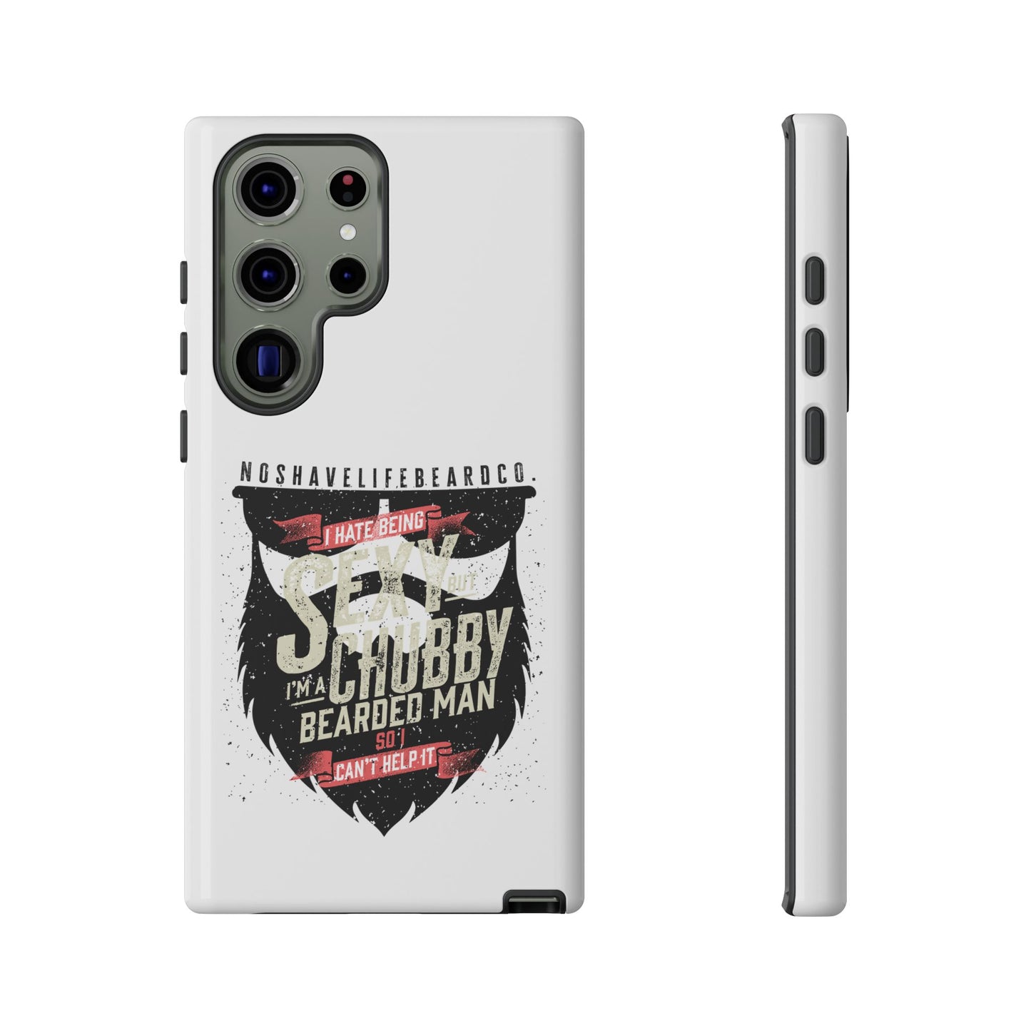Chubby Bearded & Sexy Man Hard Phone Case
