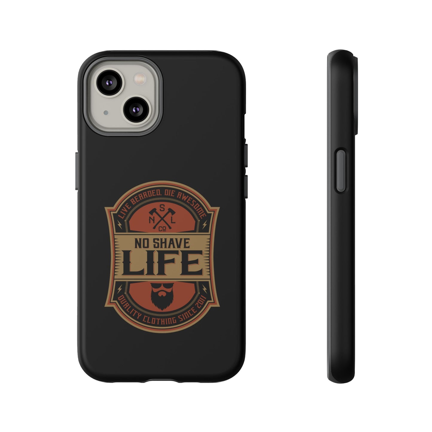 Live Bearded Hard Phone Case