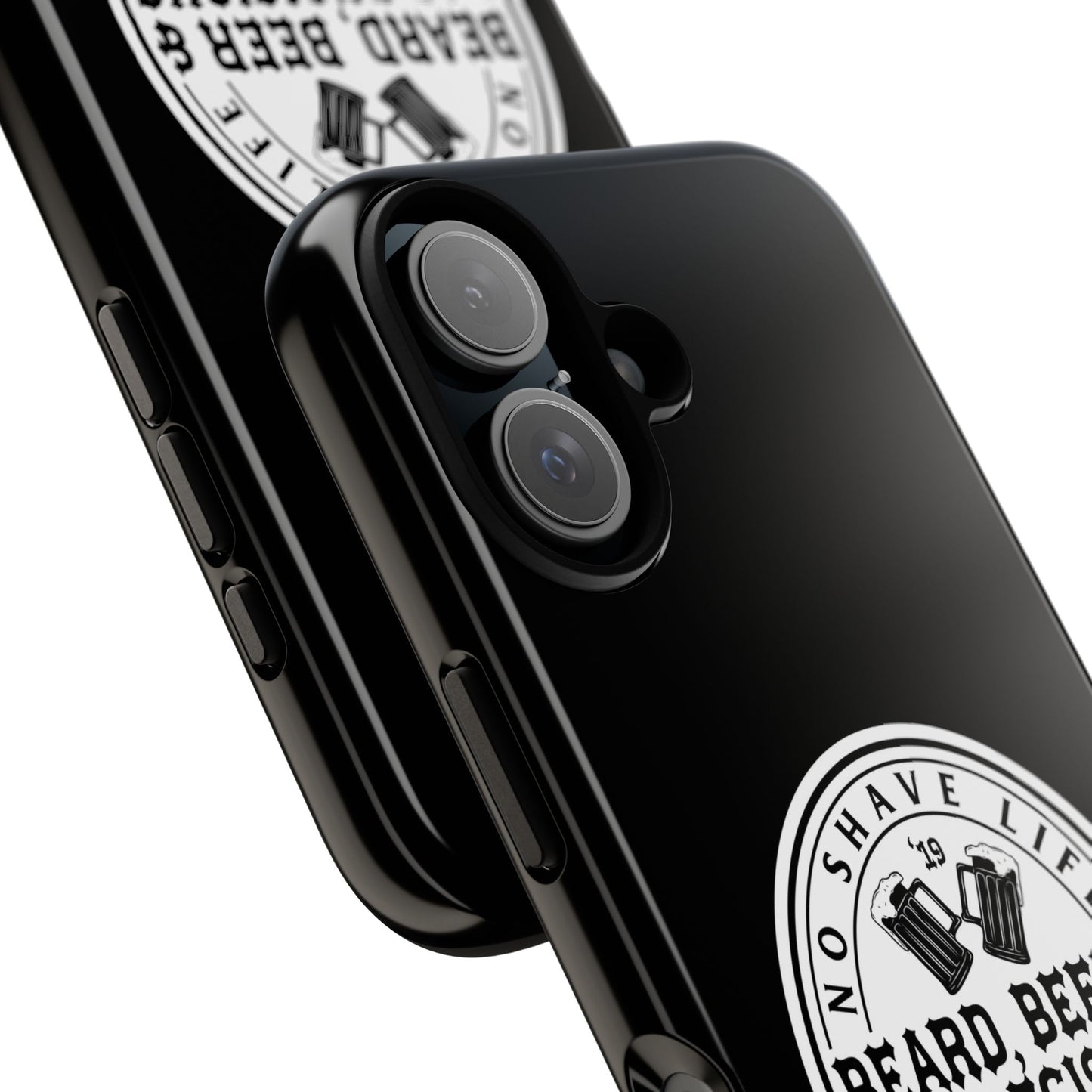 Beard, Beer & Bad Decisions Hard Phone Case