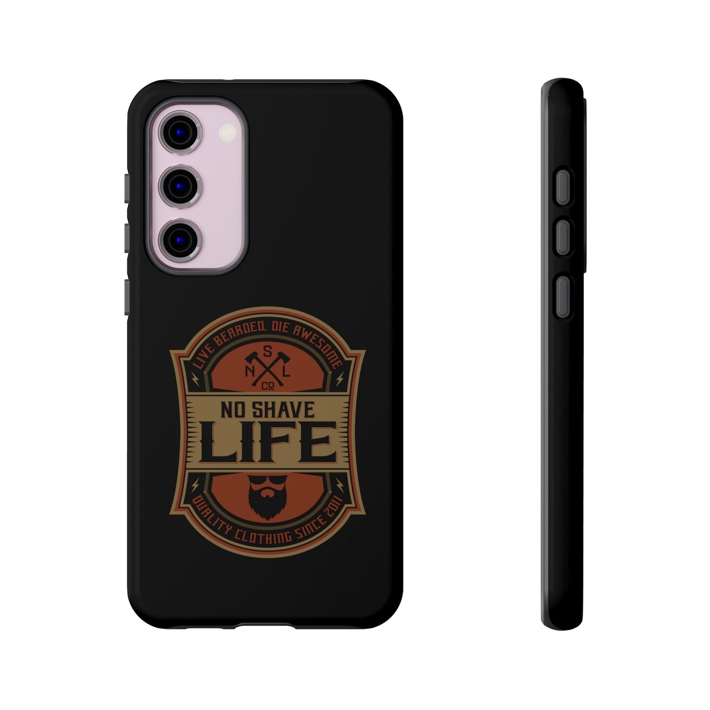 Live Bearded Hard Phone Case