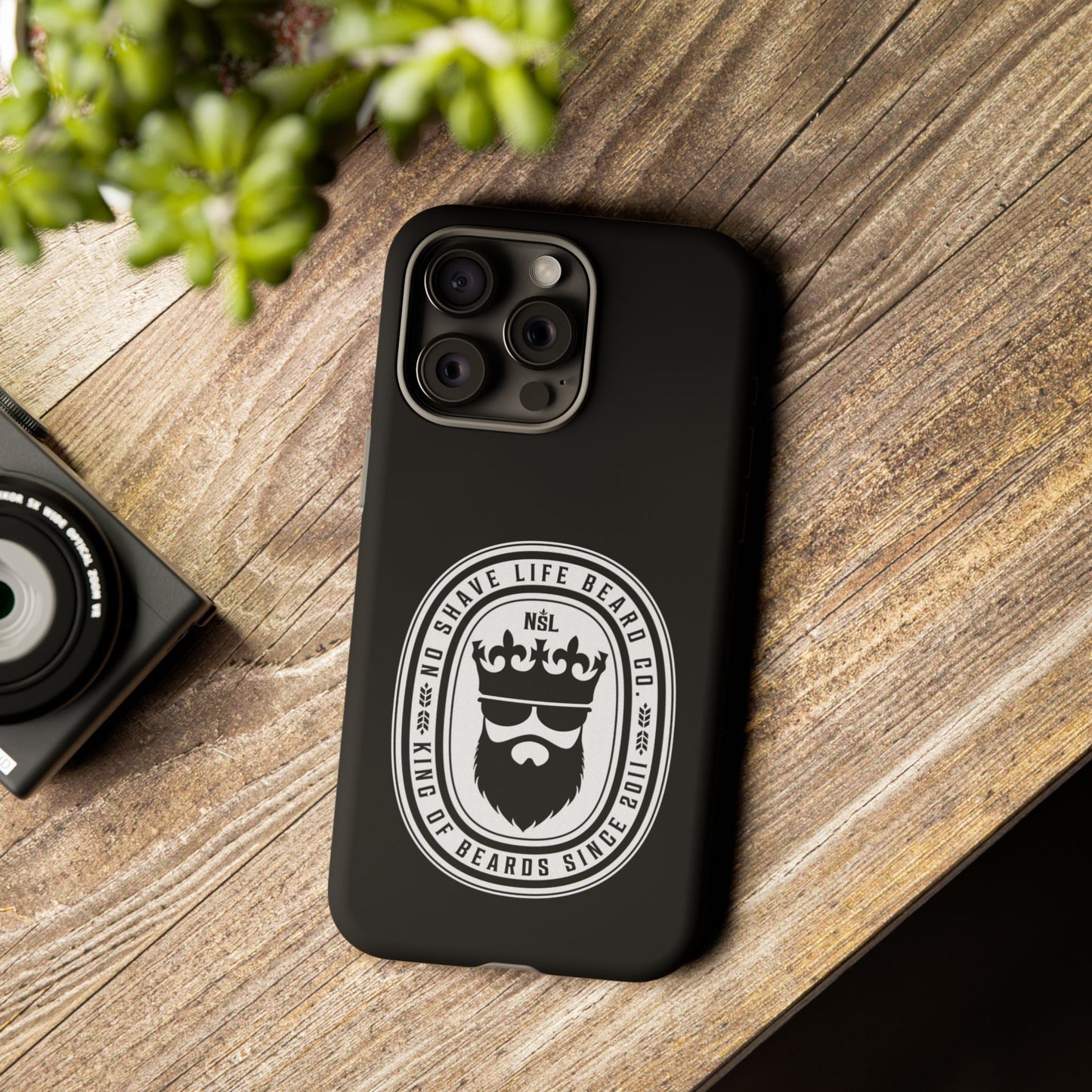 King of Beards Hard Phone Case