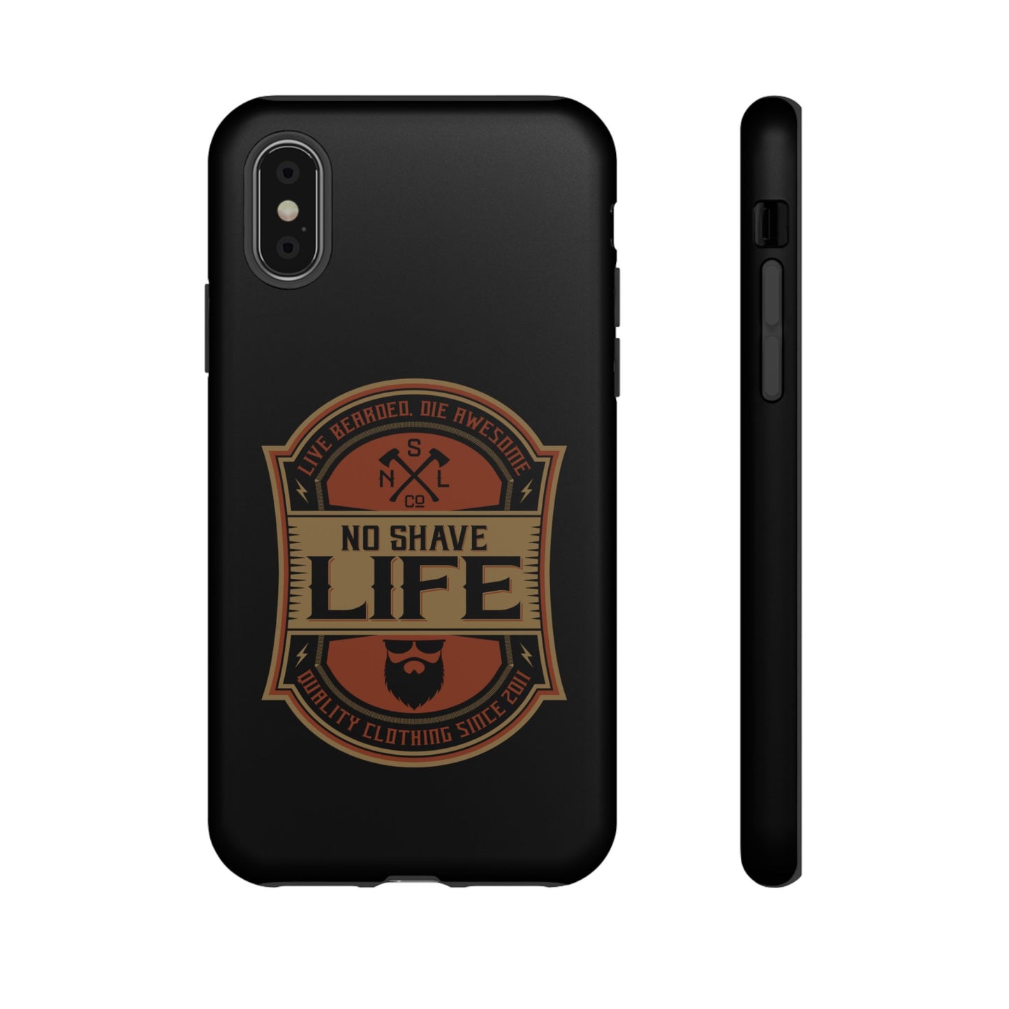 Live Bearded Hard Phone Case