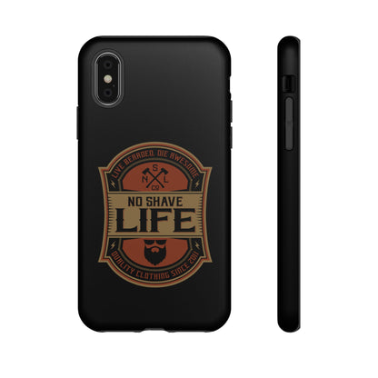 Live Bearded Hard Phone Case
