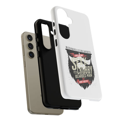 Chubby Bearded & Sexy Man Hard Phone Case
