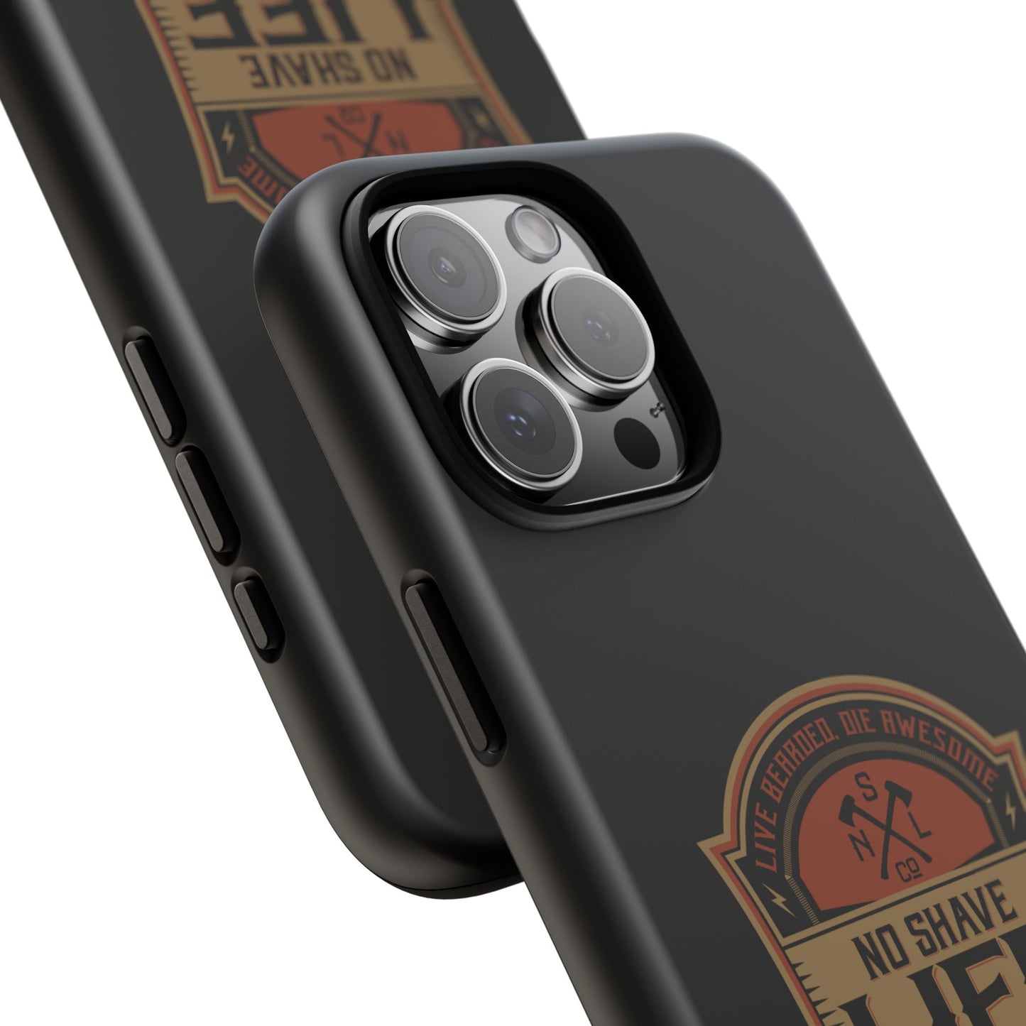 Live Bearded Hard Phone Case