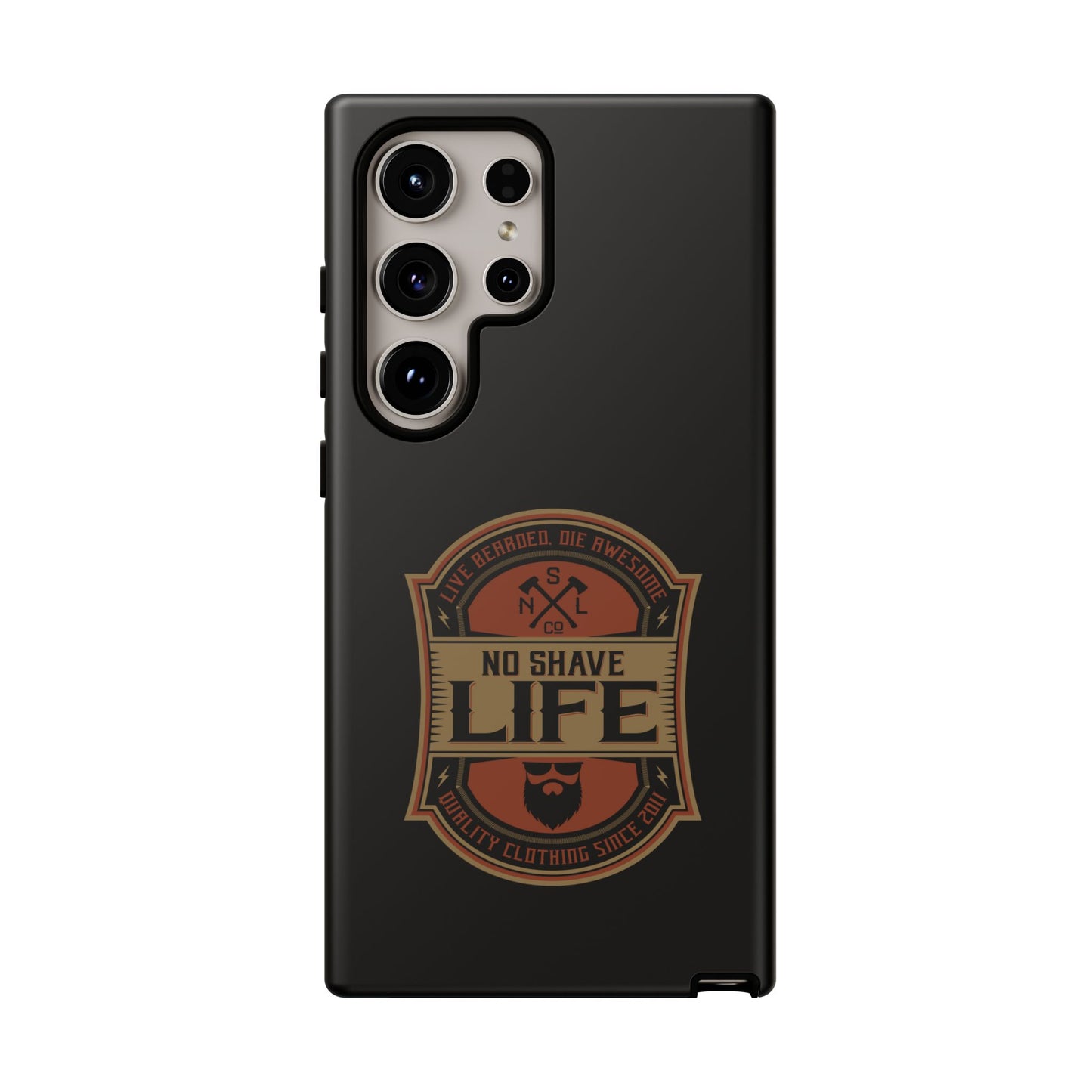 Live Bearded Hard Phone Case