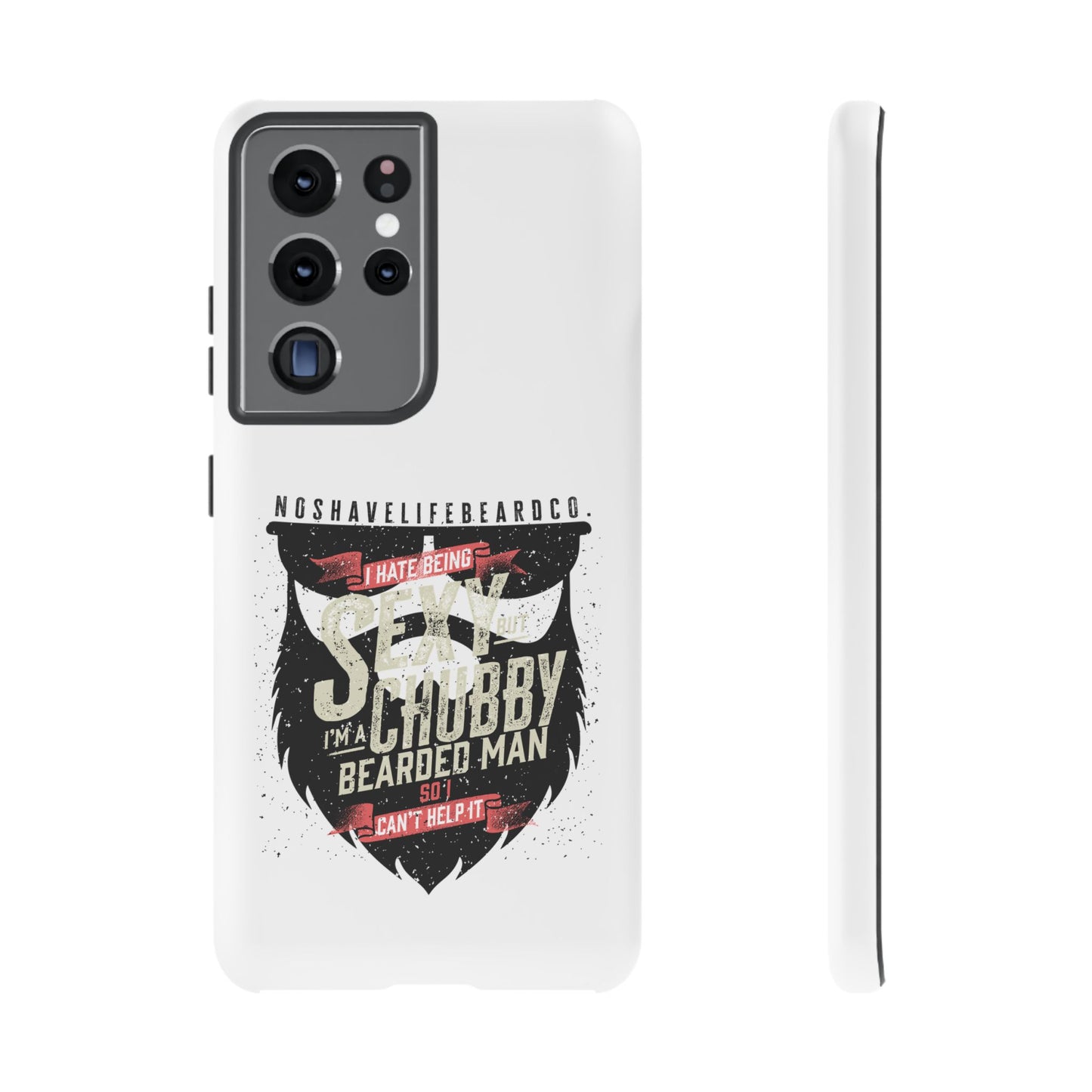 Chubby Bearded & Sexy Man Hard Phone Case