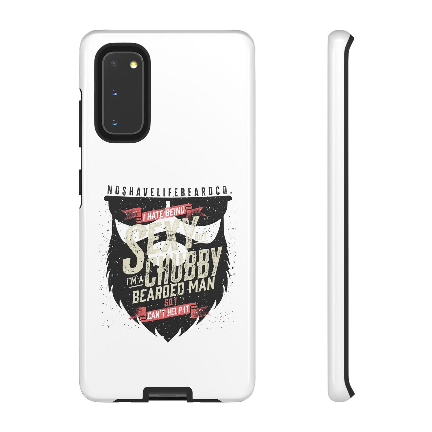Chubby Bearded & Sexy Man Hard Phone Case
