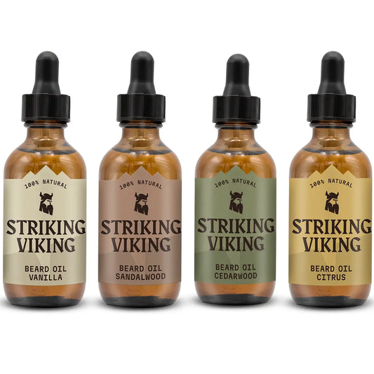 Striking Viking Beard Oil - 4 Pack Set
