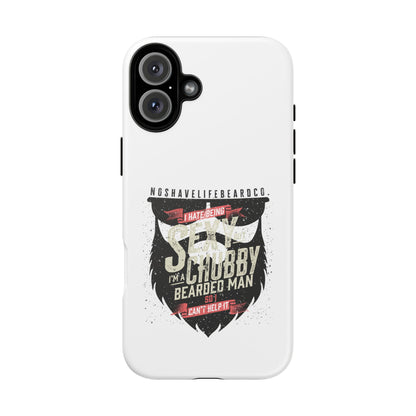 Chubby Bearded & Sexy Man Hard Phone Case