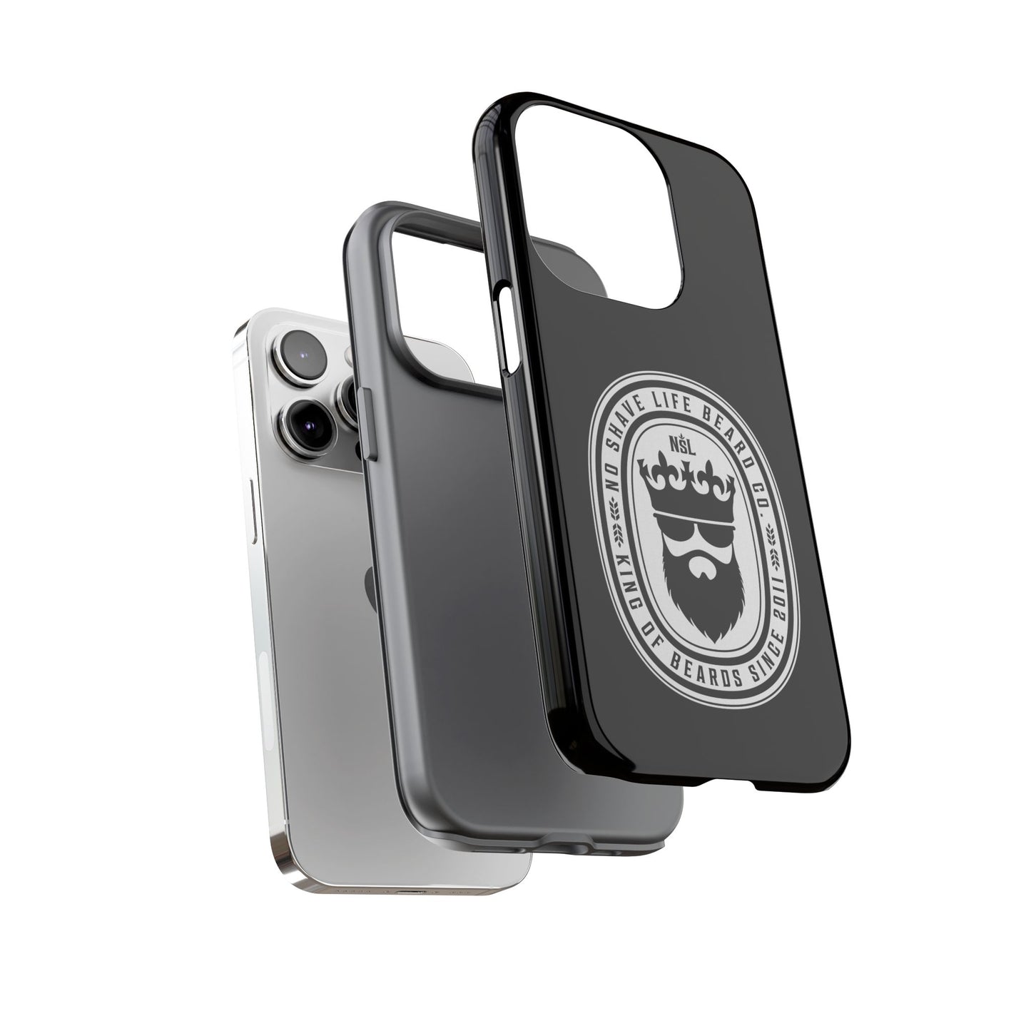 King of Beards Hard Phone Case