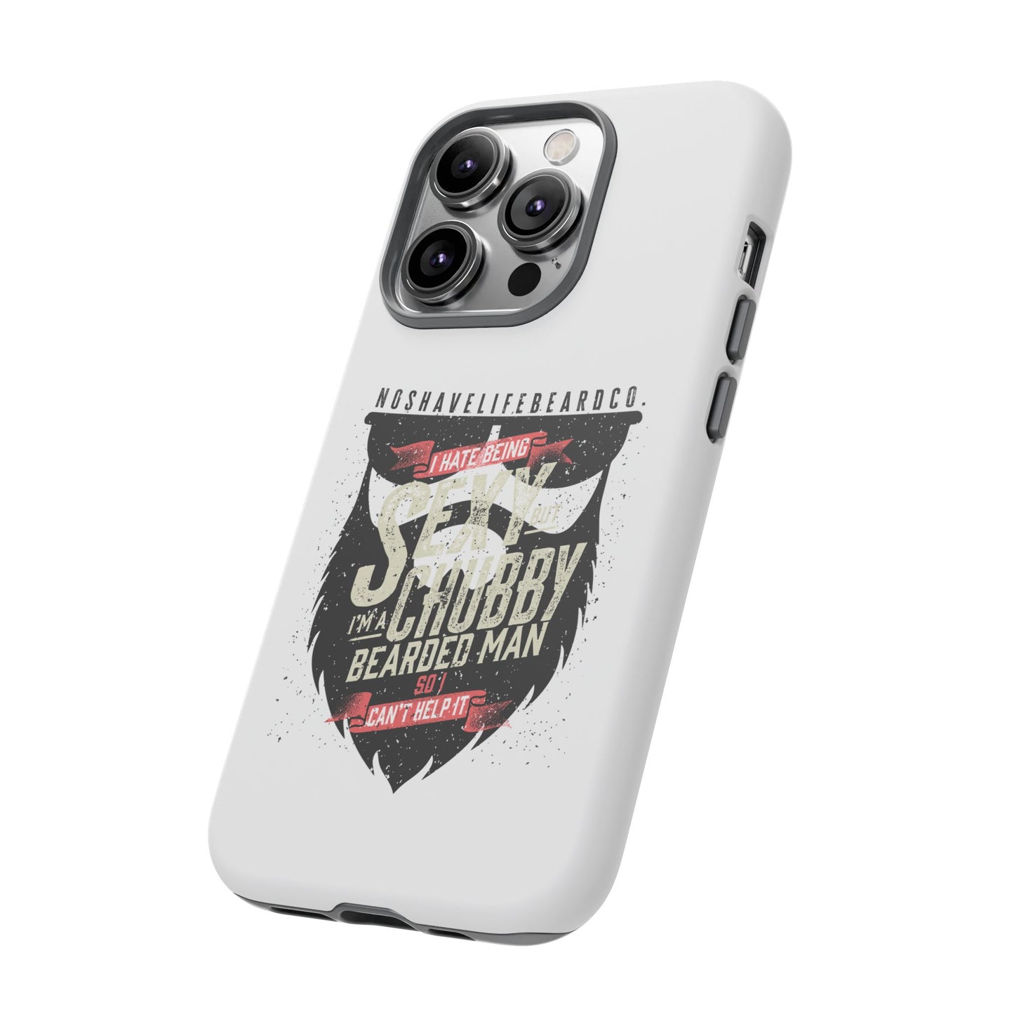 Chubby Bearded & Sexy Man Hard Phone Case