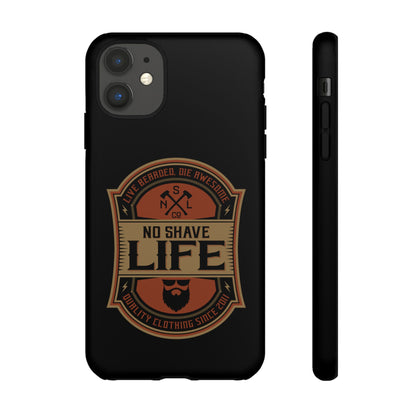 Live Bearded Hard Phone Case