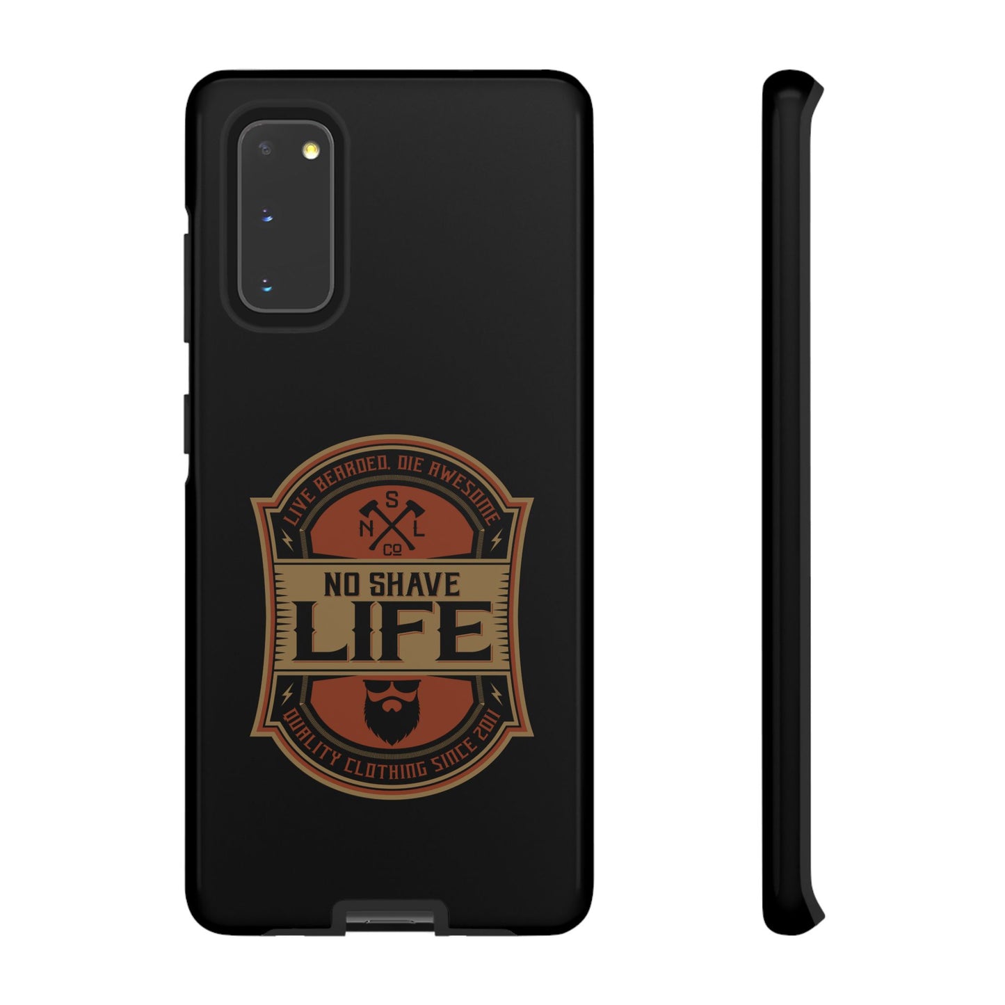 Live Bearded Hard Phone Case