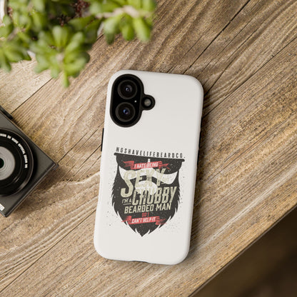 Chubby Bearded & Sexy Man Hard Phone Case
