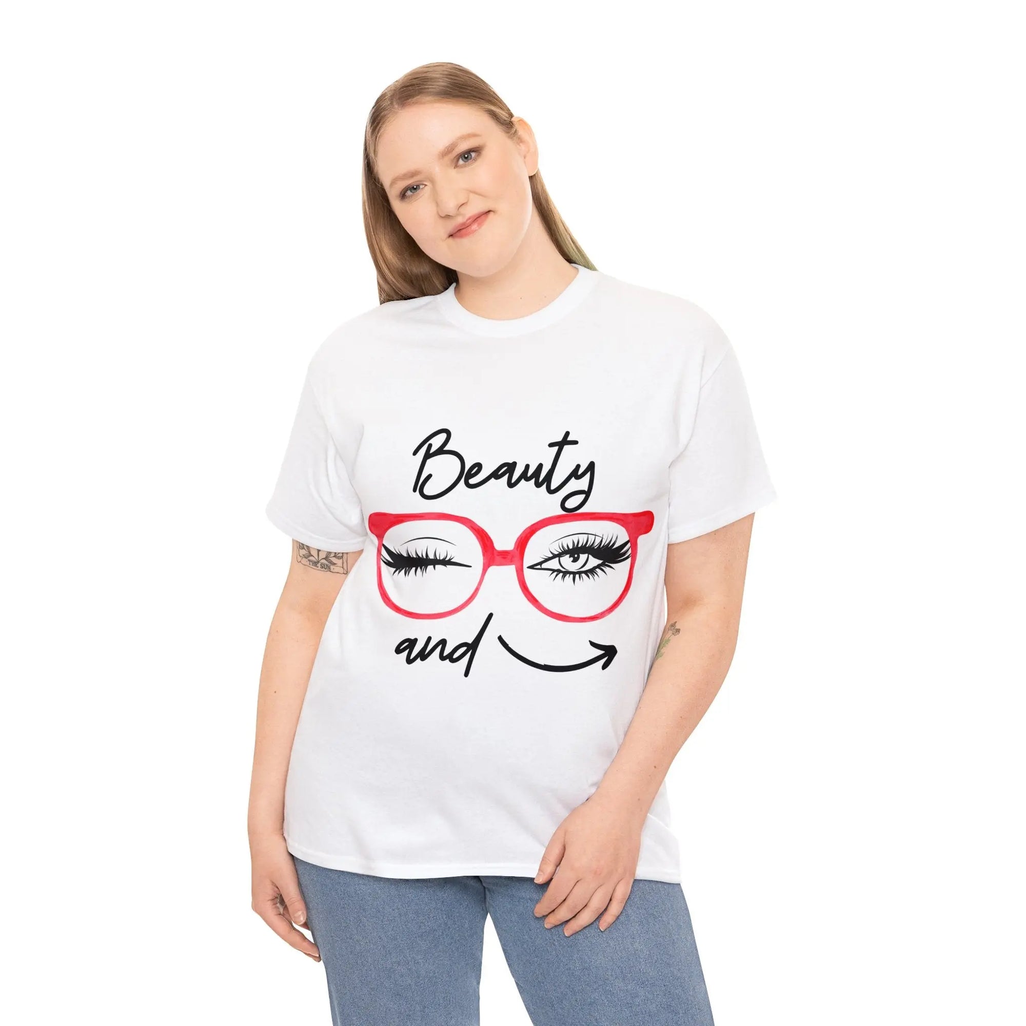The Beauty White T-shirt Printify
