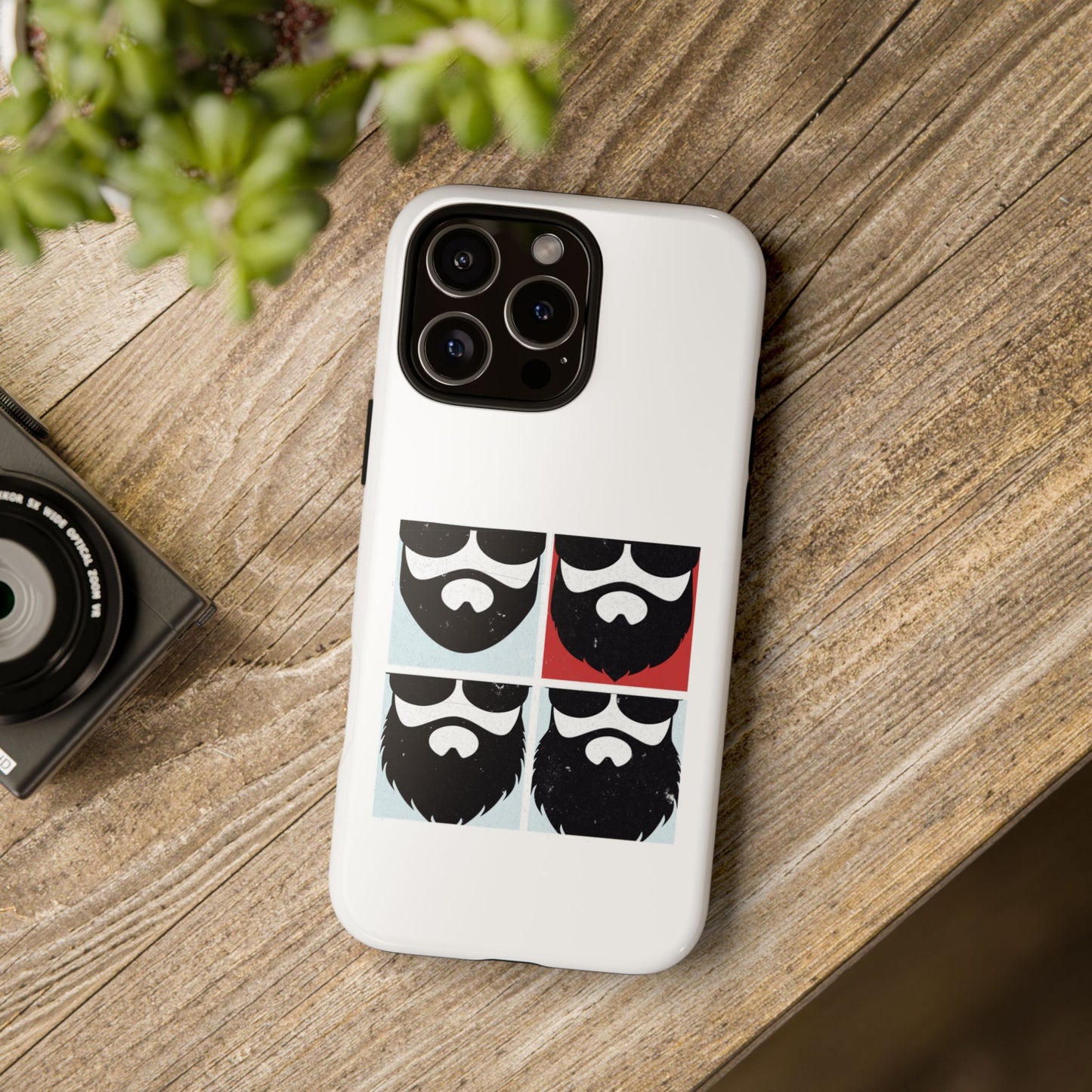 Let it Beard Hard Phone Case